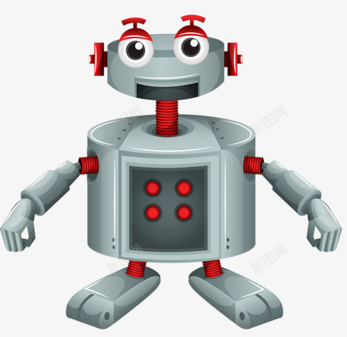 机器人png免抠素材_新图网 https://ixintu.com 卡通机器人 智能机器人 未来科技 机器人模型