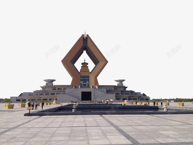 陕西法门寺景区png免抠素材_新图网 https://ixintu.com 旅游景区 著名景点 陕西