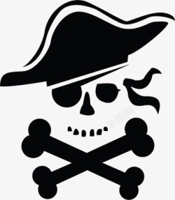 骨头海盗海盗标志高清图片