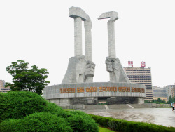 朝鲜劳动党纪念广场素材