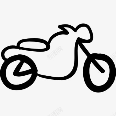 摩托车运动模型图标图标