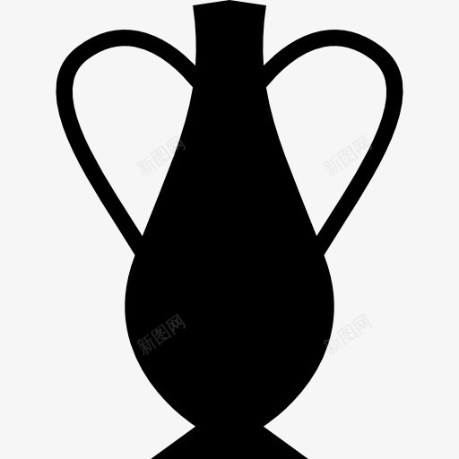 奖杯瓶轮廓图标png_新图网 https://ixintu.com 奖杯 形状 罐 花瓶 轮廓 黑色