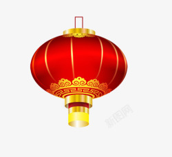 春节新年节日大红灯笼素材