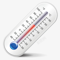 计时仪器温度计矢量图高清图片