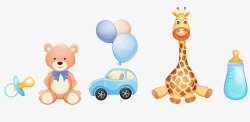 长颈鹿玩具卡通儿童玩具高清图片