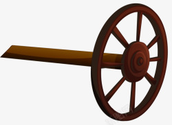 木头轮子马车轮子高清图片