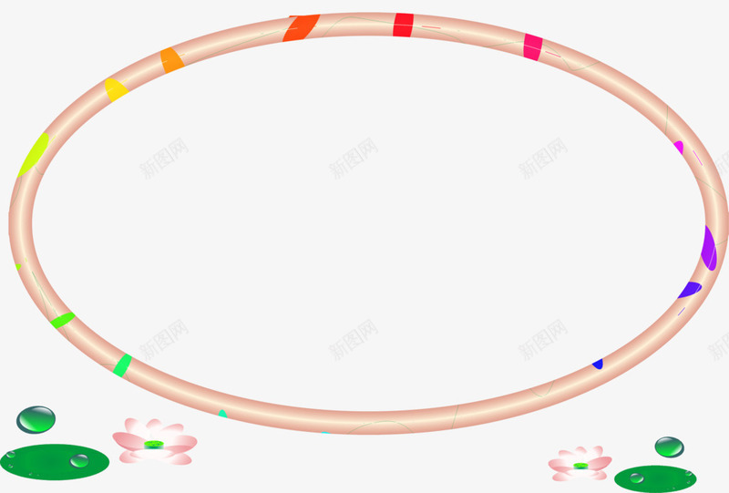 荷花边框png免抠素材_新图网 https://ixintu.com 底纹边框 水珠 荷花 设计 设计图库 边框相框