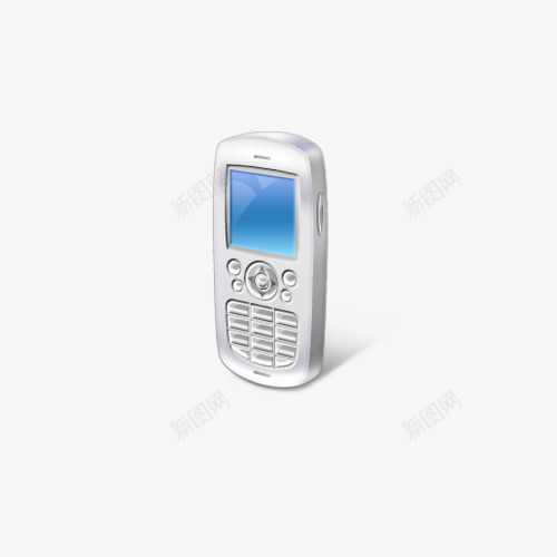 老式手机片png免抠素材_新图网 https://ixintu.com 小手机 手机模型 数码产品 白色 直板手机 老人机 诺基亚 诺基亚手机