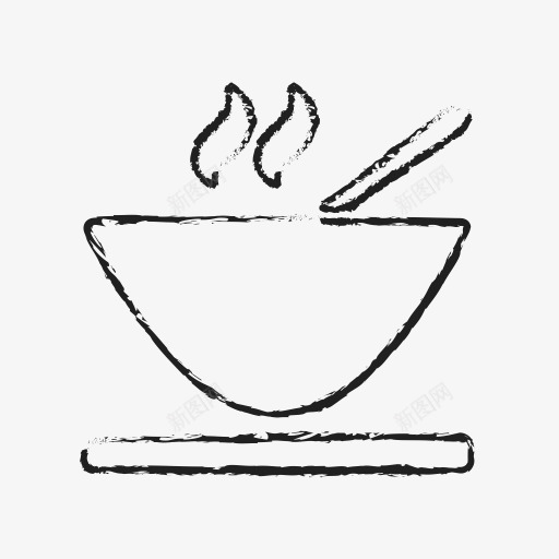 黑白简笔美味食品图标png_新图网 https://ixintu.com s 小吃 汤 简笔画食品 美味 锅 食品