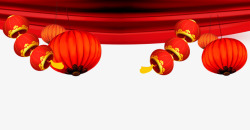 古典帘子中国风古典喜庆节日灯笼高清图片