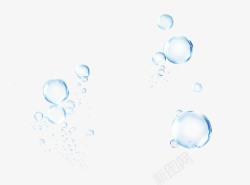 泡泡水中的气泡气泡高清图片