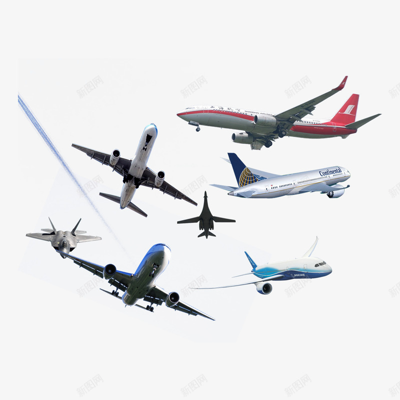 飞机模型图标png_新图网 https://ixintu.com 海报 航空公司 飞机图标 飞机标签 飞机模型