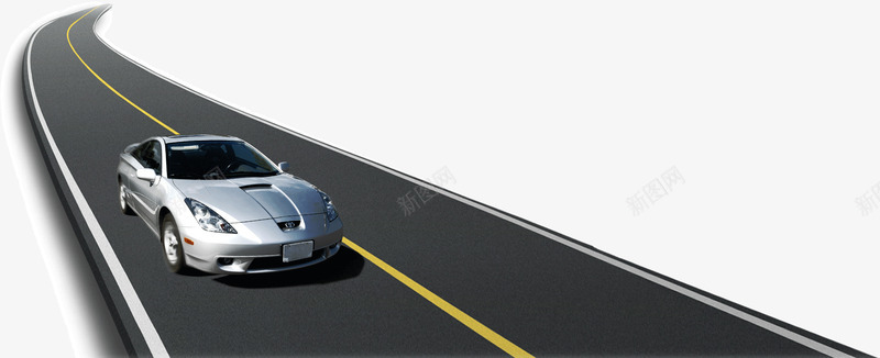 高速行驶汽车png免抠素材_新图网 https://ixintu.com 创意 在路上 广告 汽车 行驶 高速