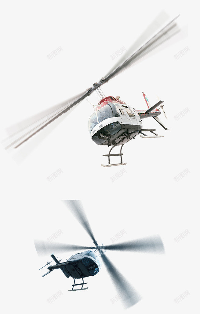 天空中的直升飞机png免抠素材_新图网 https://ixintu.com PNG素材 交通 直升飞机 飞机