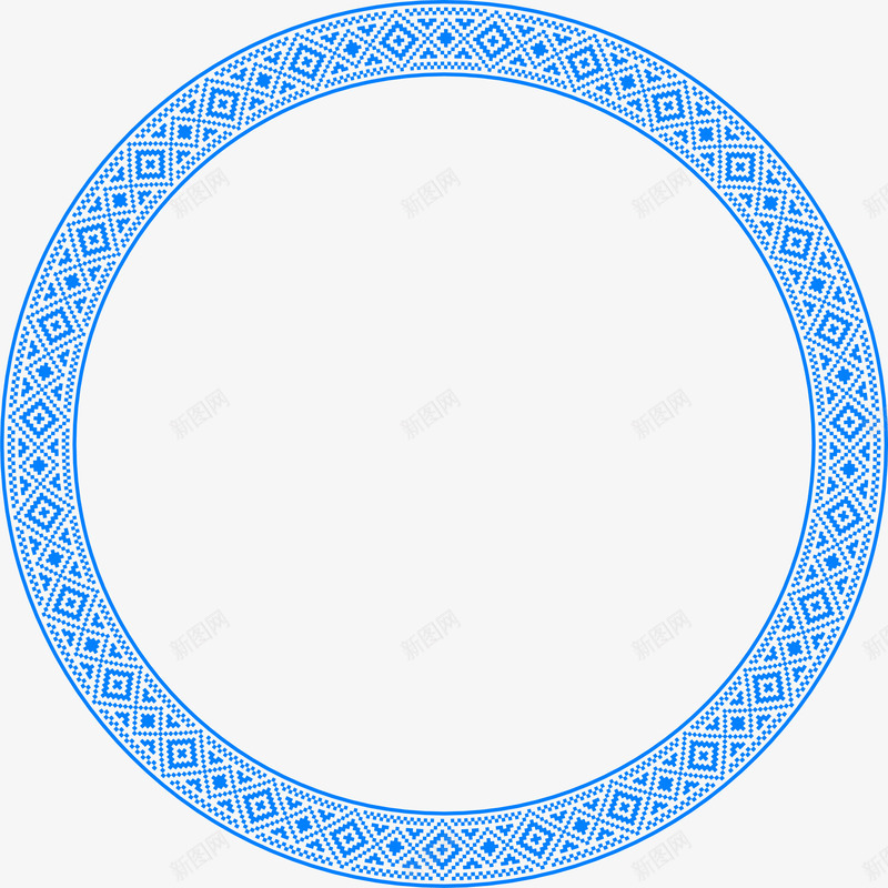 唯美蓝色圆圈png免抠素材_新图网 https://ixintu.com 唯美圆圈 水彩 童趣 蓝色圆圈 蓝色花纹
