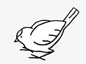 小鸟手绘图标图标