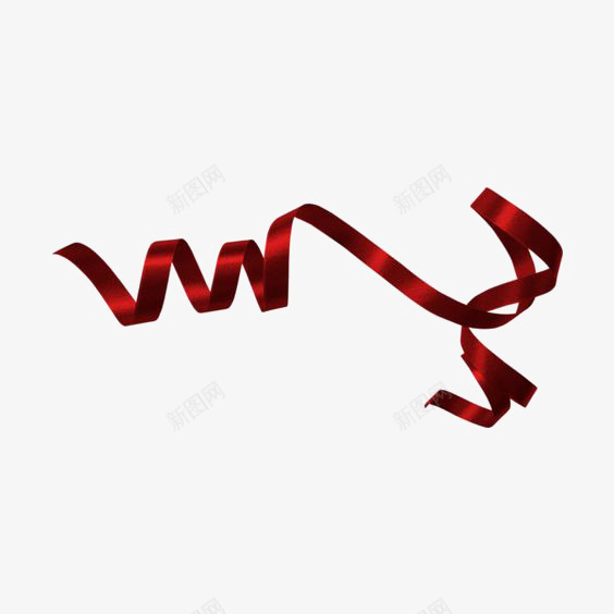 红色丝带png免抠素材_新图网 https://ixintu.com 丝带免扣PNG 丝带装饰 创意 弯曲的丝带 红丝绸 设计感