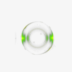 绿色圆环商务亮光元素素材
