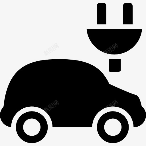 汽车充电图标png_新图网 https://ixintu.com 充电 充电器卡通 插头 汽车充电器 车辆 运输