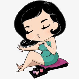 女孩png免抠素材_新图网 https://ixintu.com 化妆 女孩 护肤 爱美 美甲