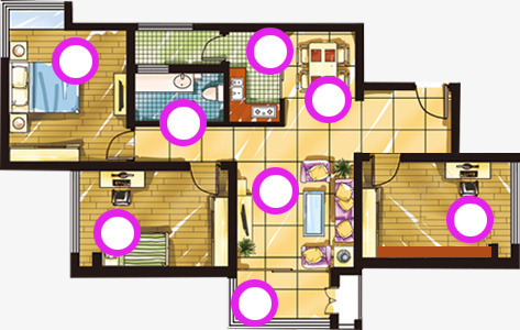 室内模型png免抠素材_新图网 https://ixintu.com 布局 形状 房屋 手绘 装修 规划