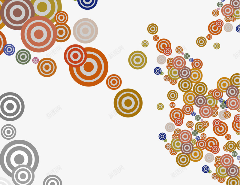 圆圈装饰纹理png免抠素材_新图网 https://ixintu.com 几何元素 圆 圆环 矢量图片 矢量圆圈素材 糖果圈圈 装饰图