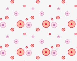 粉色圆圈花纹底纹矢量图素材