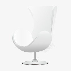 白色高档座椅模型素材