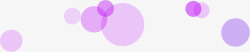 紫色活动圆圈卡通效果素材