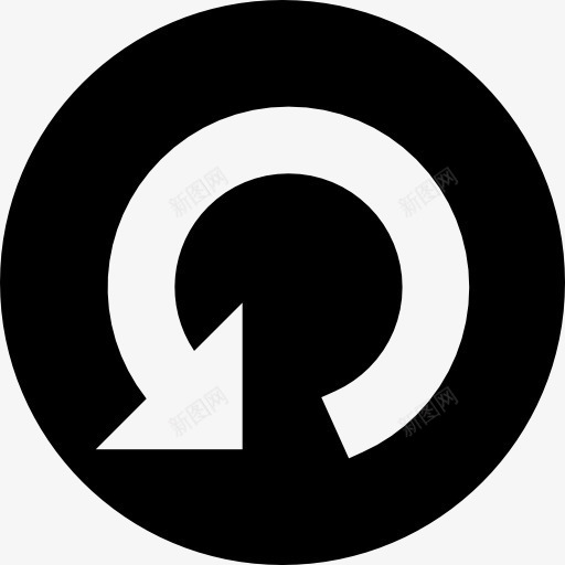 旋转的圆形箭头符号在一个圆圈图标png_新图网 https://ixintu.com 仪表界面 圆圈 圆形 圆形箭头 接口 旋转 箭头 象征