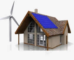 节约能源的房子素材