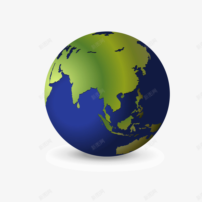 地球模型png免抠素材_新图网 https://ixintu.com 地球 地球模型 模型