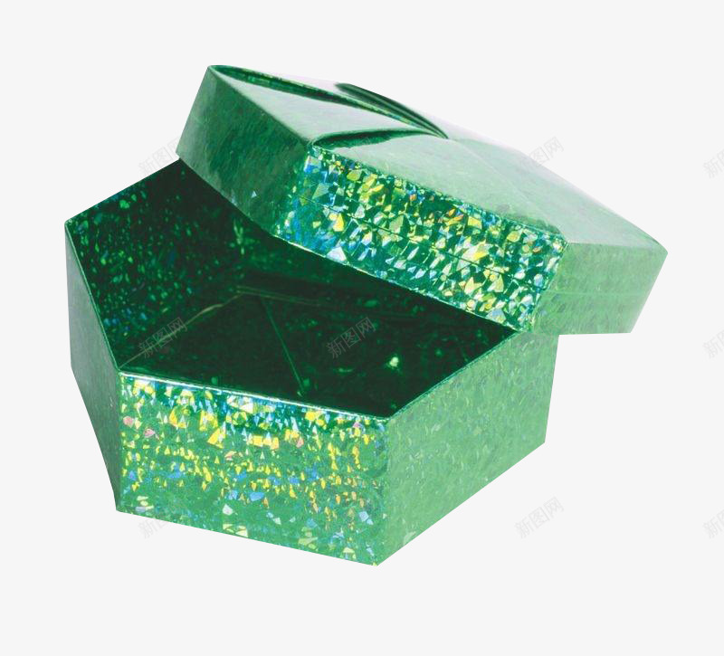 打开的绿色礼盒png免抠素材_新图网 https://ixintu.com 打开的礼品盒 礼品盒 礼物盒 绿色礼盒