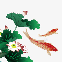 中国风之荷花素材