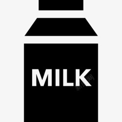 营养健康食品牛奶图标高清图片