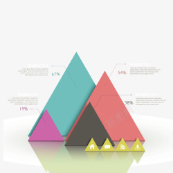 数学模型三角形矢量图高清图片