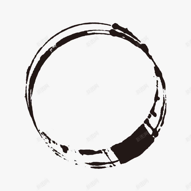水墨水彩png免抠素材_新图网 https://ixintu.com 圆圈 墨迹 水墨 水墨画 水彩 水彩元素