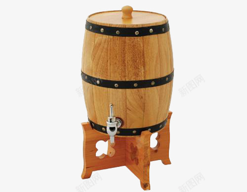 酒吧红酒桶png免抠素材_新图网 https://ixintu.com 免抠素材 有底红酒桶 红酒桶 酒桶模型