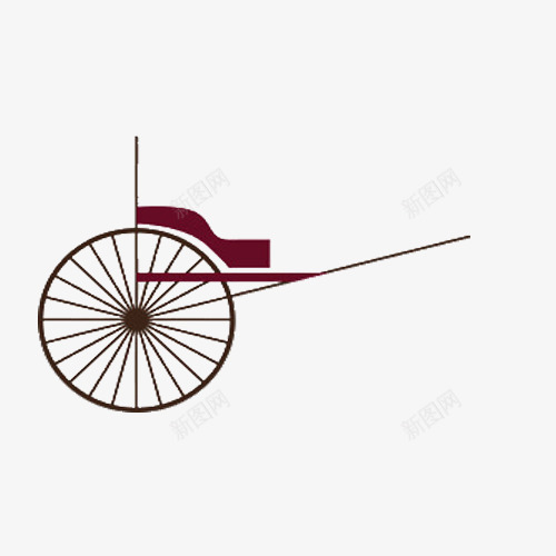 马车png免抠素材_新图网 https://ixintu.com 古代车轮 坐垫 模型 红色坐垫 设计 车轮 车轮设计