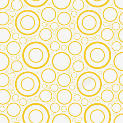 黄色圆环背景矢量图素材