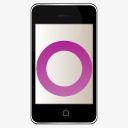 圆圈iphone社交媒体图标图标