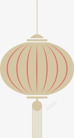 简单中国风灯笼矢量图素材