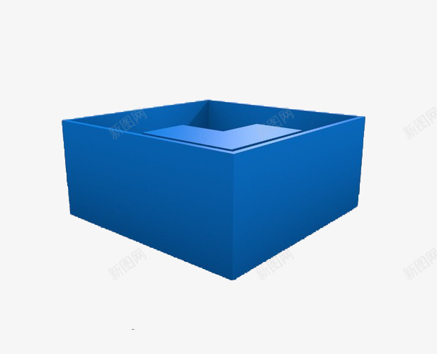 立体蓝色风格长方体模型图案png免抠素材_新图网 https://ixintu.com 图案 模型 立体方体 立体风格 蓝色风格 长方体