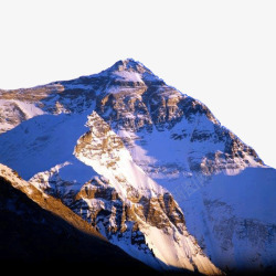 西藏景区珠穆朗玛峰风景图高清图片