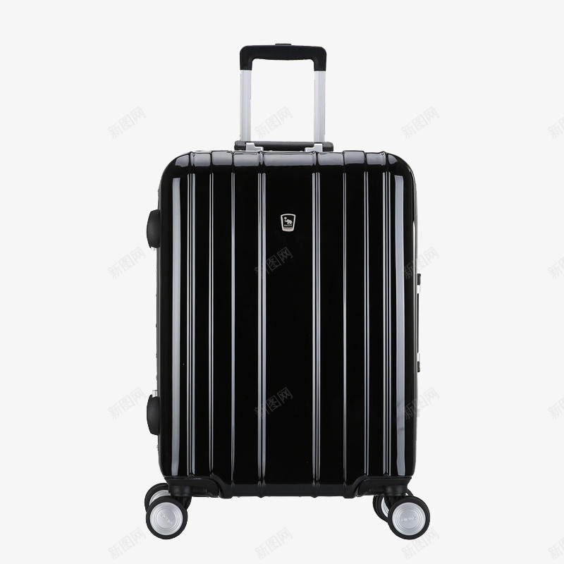 黑色简约的行李箱png免抠素材_新图网 https://ixintu.com PNG素材 产品实物 外出旅游 行李箱
