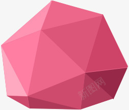 粉色几何形状标签png免抠素材_新图网 https://ixintu.com 几何 形状 标签 粉色