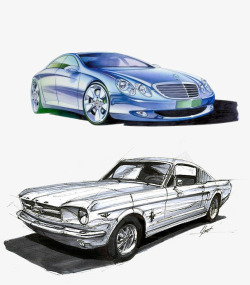 速写汽车手绘汽车模型高清图片