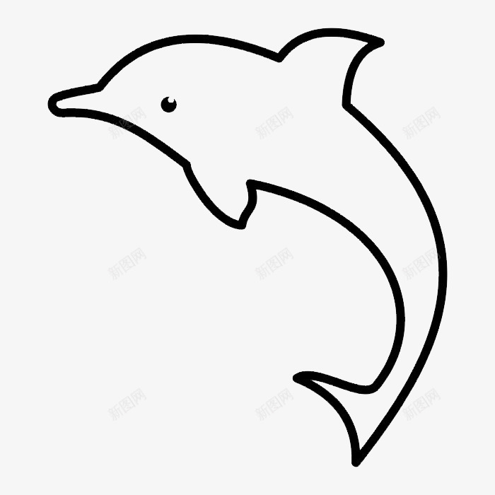 黑白动物线描png免抠素材_新图网 https://ixintu.com 素材合集 纹身图案 黑白动物线描