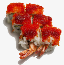 海鲜米饭鱼籽寿司高清图片