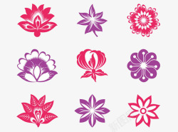 紫色莲花花朵高清图片